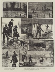 Inondazioni nella valle del Tamigi da William Bazett Murray